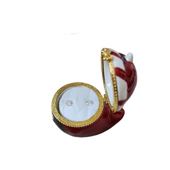 Lot of 4 Cubic Zirconia Stud Earrings NEW Robin Keepsake Box Resell Bulk NIB by - Picture 1 of 3